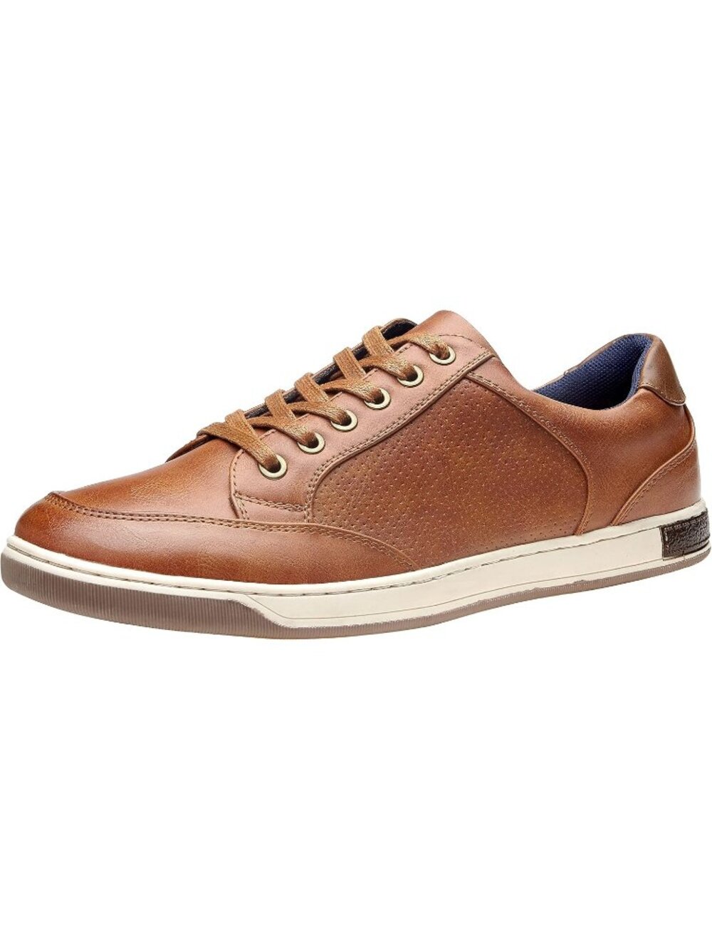 Jousen Men's Brown Closed Toe Non Slip Memory Foam Insole Retro Sneakers